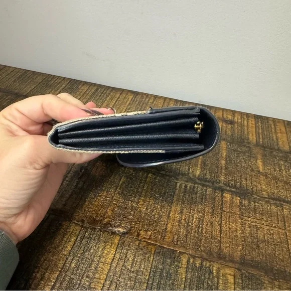 Louis Vuitton Monogram Idylle Portefeuille Sarah Long Wallet Black - Picture 9 of 13